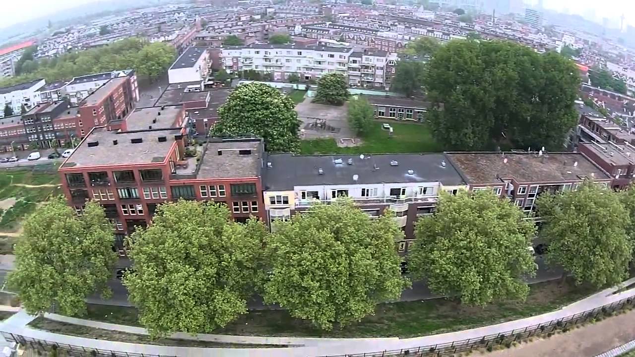 Aerial footage Dakpark Rotterdam 30 april 2014