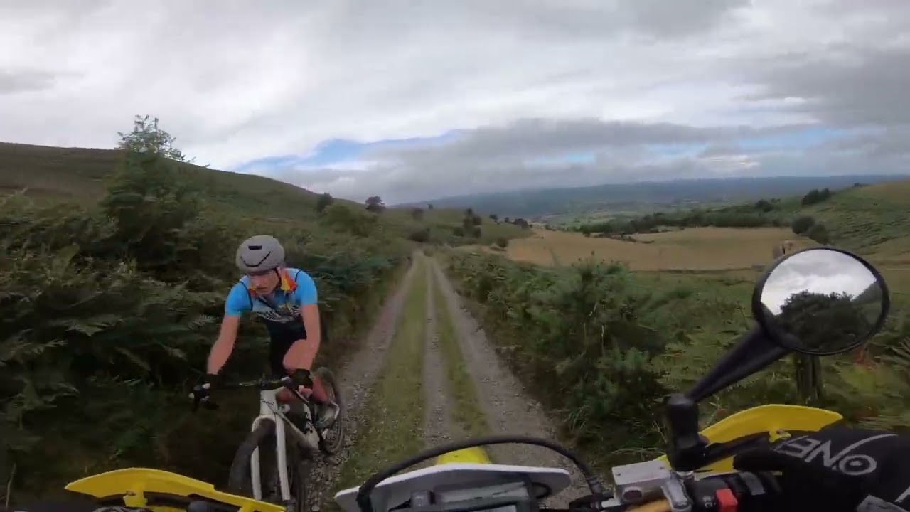 DRZ 400 first ride green lanes single track