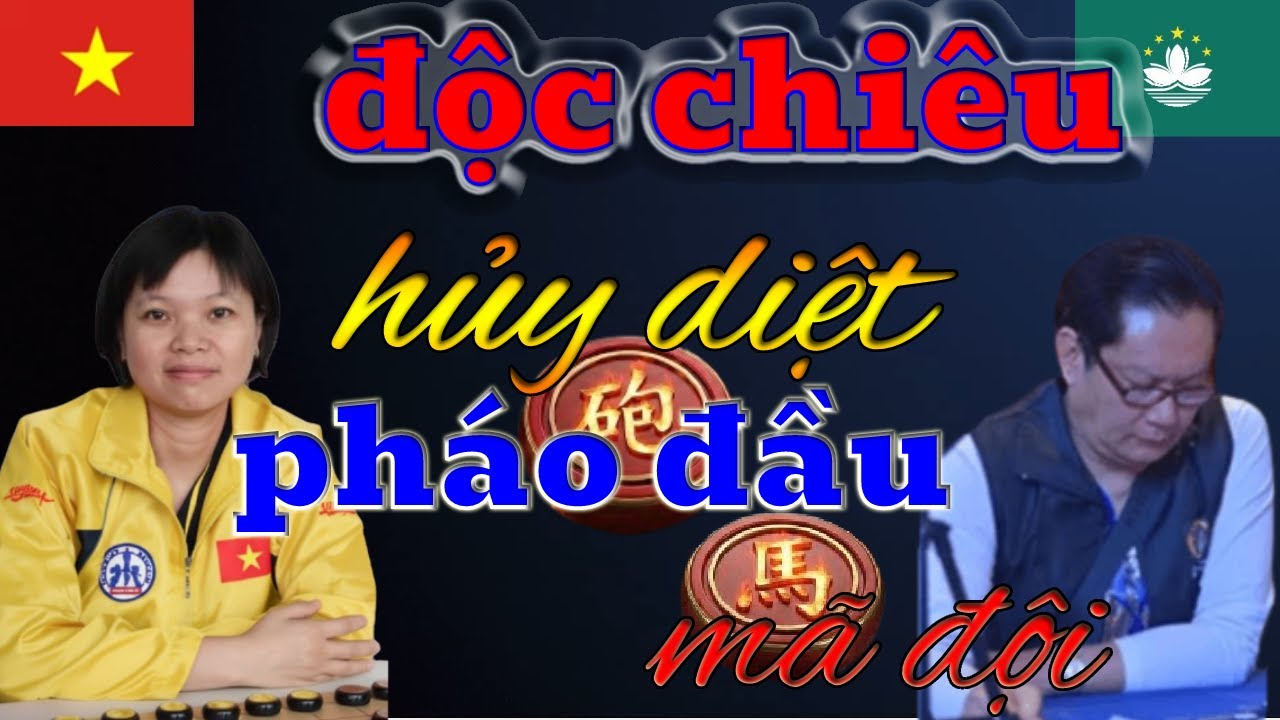 Ngô Lan Hương dùng chiêu mới hủy diệt pháo đầu mã đội đối thủ ngỡ ngàng ngơ ngác