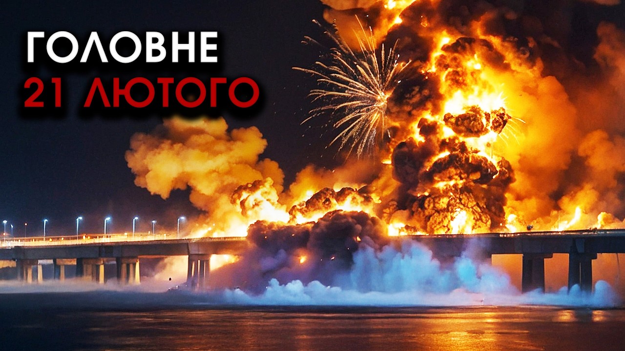 Величезні ВИБУХИ на Кримському мосту, нова ОПЕРАЦІЯ СБУ! Трагедія з ЗЕЛЕНСЬКИМ | Головне 21.02