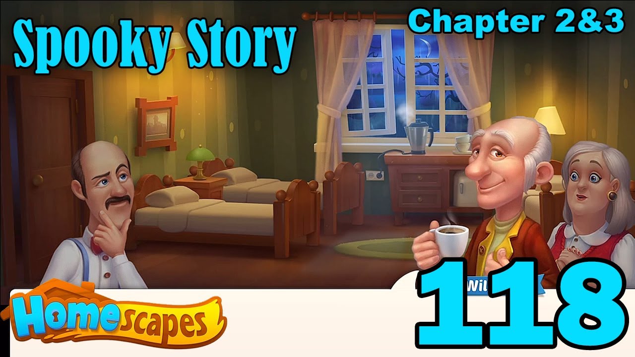 Homescapes Spooky Story Walkthrough Gameplay - Chapter 2 & 3  - Part 118