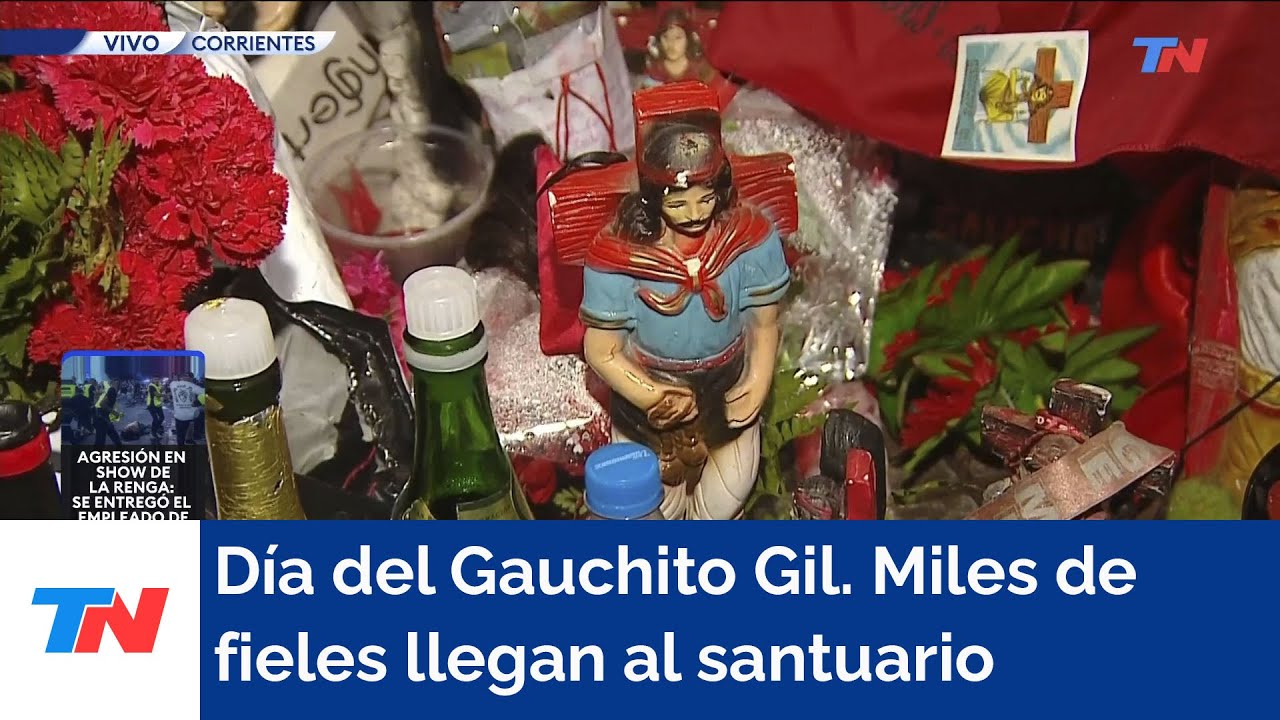 8 de enero - Día del Gauchito Gil: Miles de fieles visitan el santuario en Corrientes