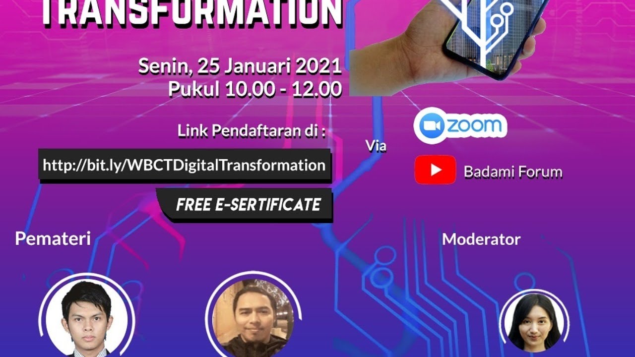 Webinar Bandung City Talk : Digital Transformation