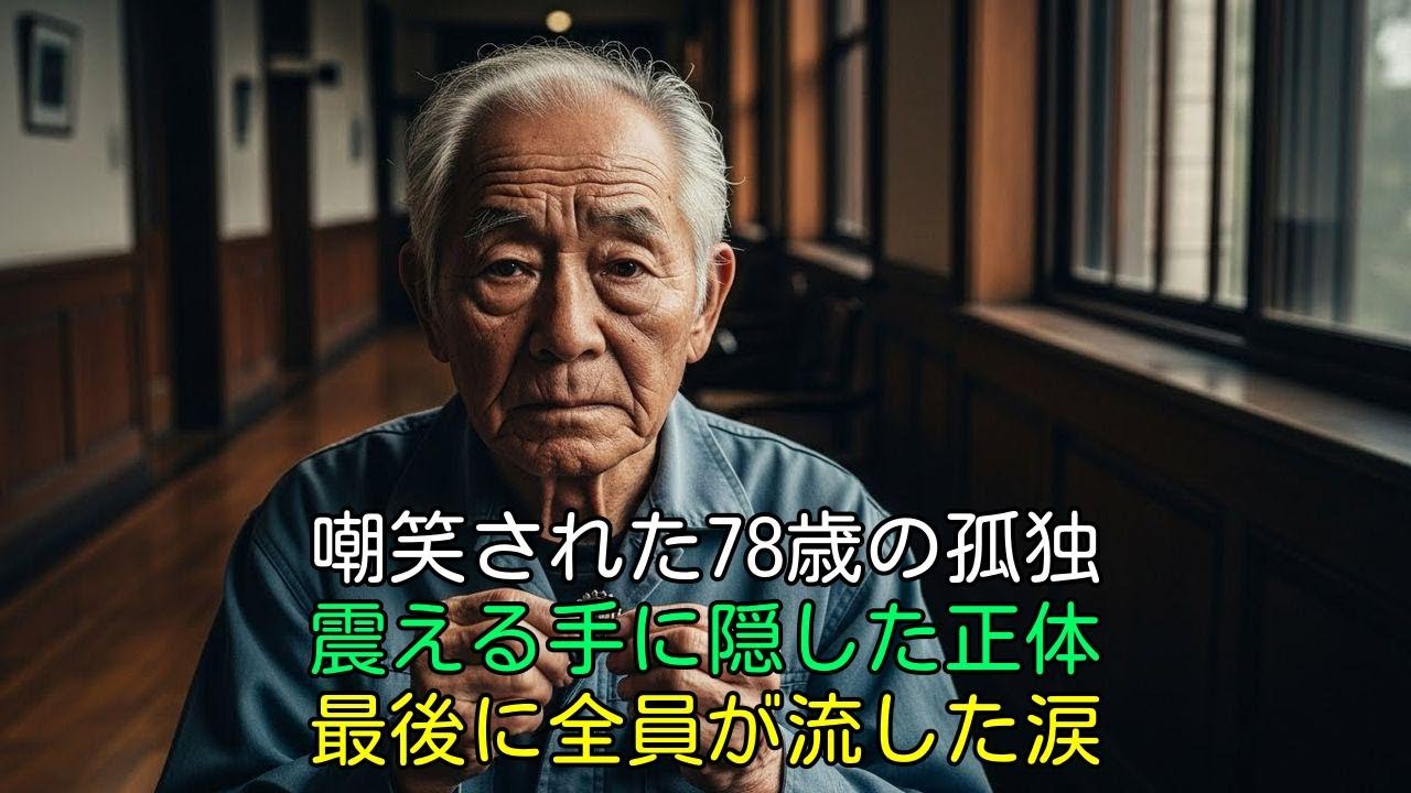 【涙腺崩壊】名門病院で嘲笑された78歳の清掃員。数分後、明かされた「衝撃の正体」に傲慢な教授は凍りつき、涙ながらに後悔しました。