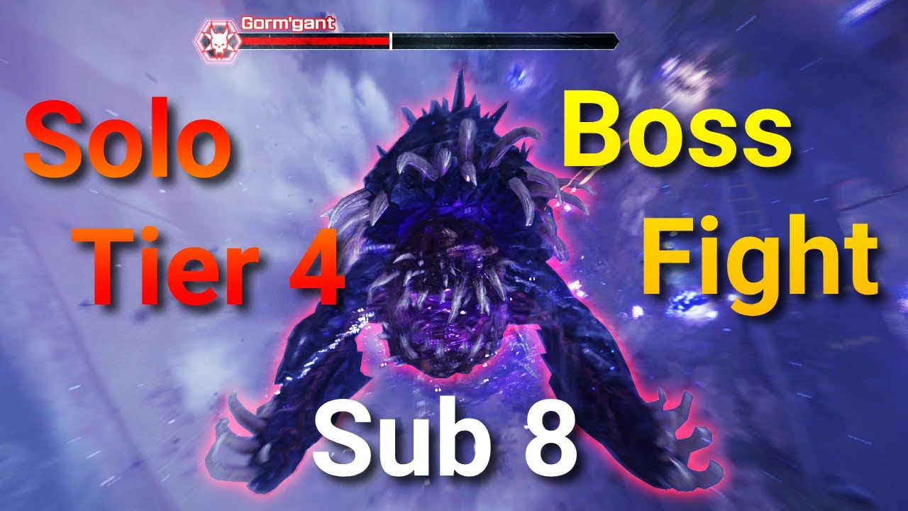 Solo Tier 4 Worm Boss Fight Speedrun | MW3 Zombies