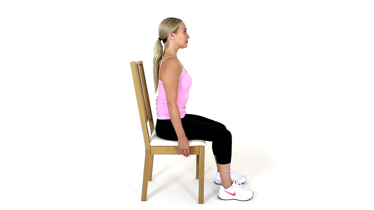 Pelvic Floor Exercises - Contract Your Bladder Sphincter Sitting