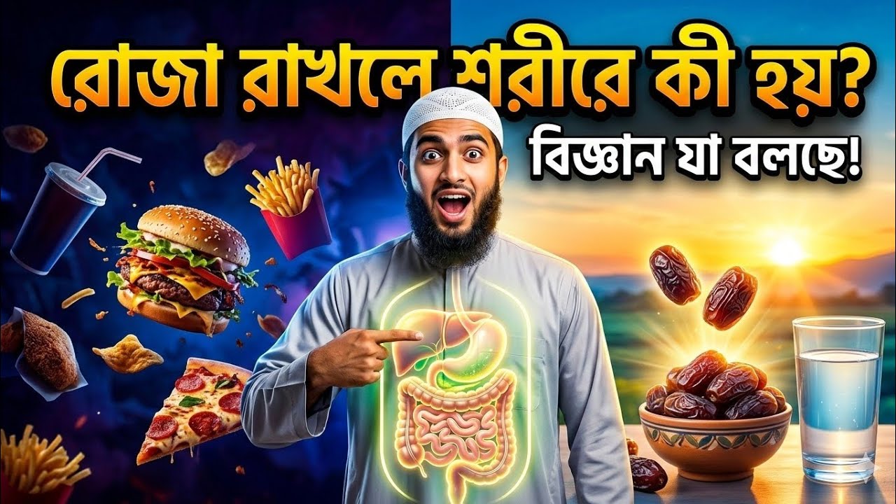 রোজা রাখার উপকারিতা বিজ্ঞান ও ইসলাম কি বলছে? Fasting benefits || Mini Facts Bangla 