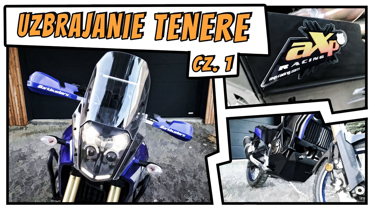 Poprawiamy fabrykę, czyli uzbrajanie Yamaha Tenere 700. Wjeżdżają nowe akcesoria! Część 1