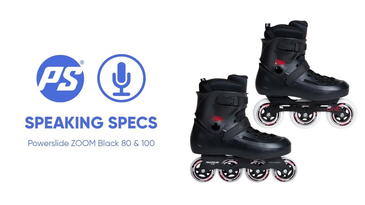 Powerslide Zoom Black 80 & 100 - Speaking Specs