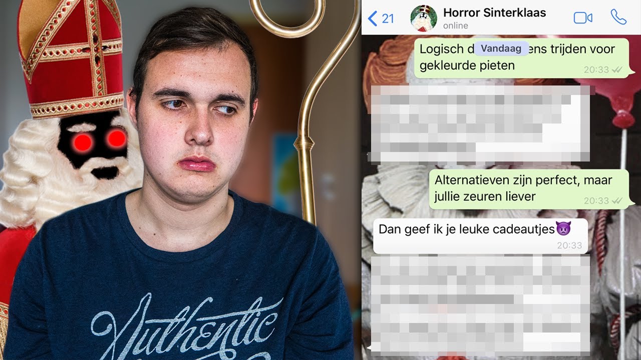 HORROR SINTERKLAAS KOMT NAAR MIJN HUIS! 😭 'LYRICS PRANK FT. CHIVV - EXPOSE ZWARTE PIET'