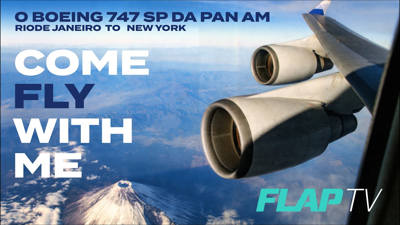 O Boeing 747 SP  da PAN AM