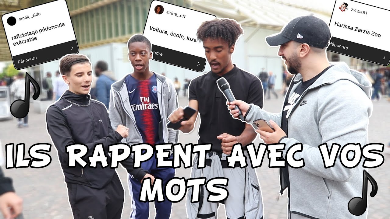 ILS RAPPENT AVEC VOS MOTS - Micro Trottoir