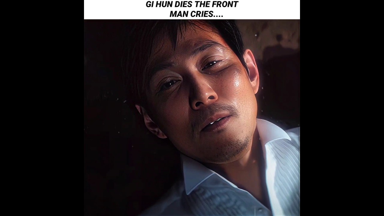 The front man cries on Gi hun death 🥹☠️ || 🎬 Squid game 3 #shorts