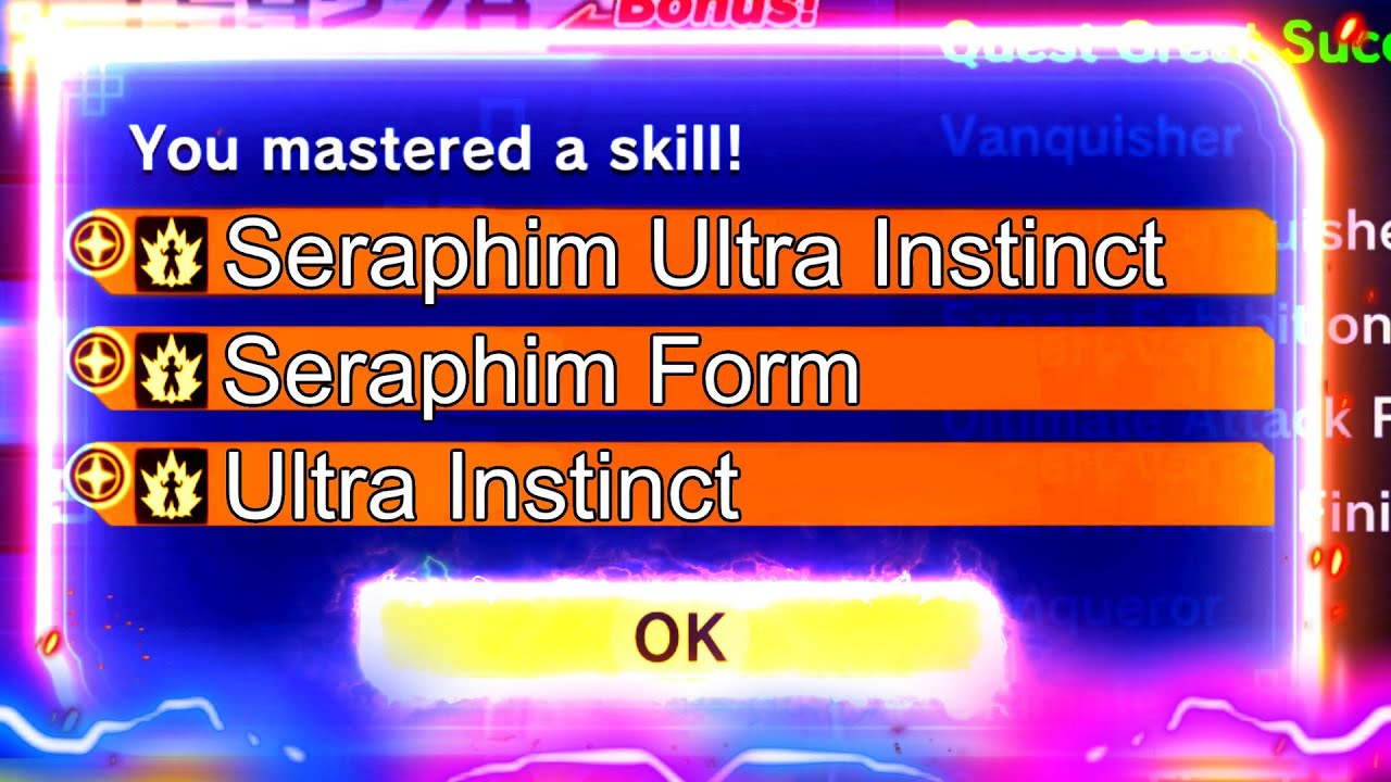 NEW 'SERAPHIM ULTRA INSTINCT' AWOKEN SKILL IN DRAGON BALL XENOVERSE 2