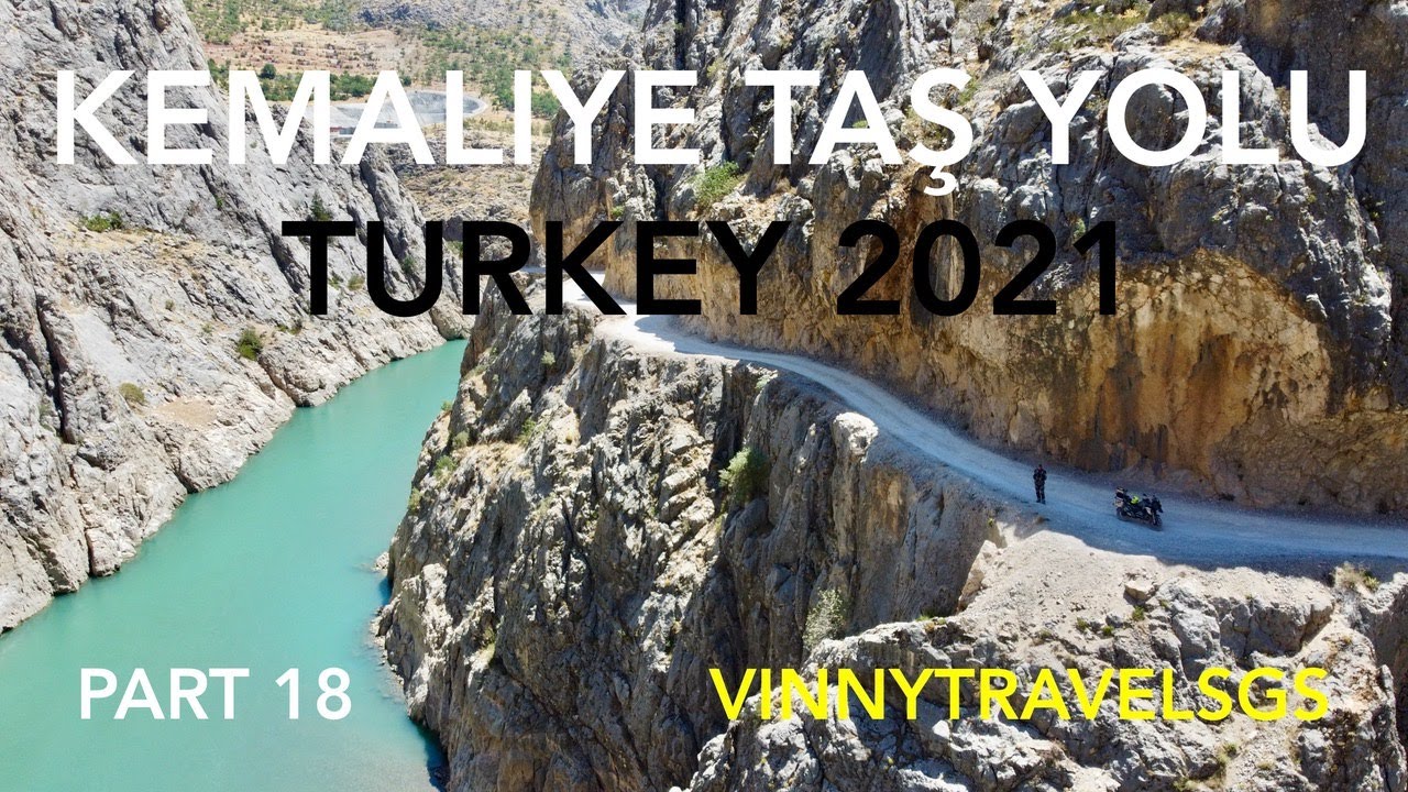 Turkey 2021 motorcycle trip (Part 18: Kemaliye Taş Yolu, Karanlık Canyon, Dark Canyon)