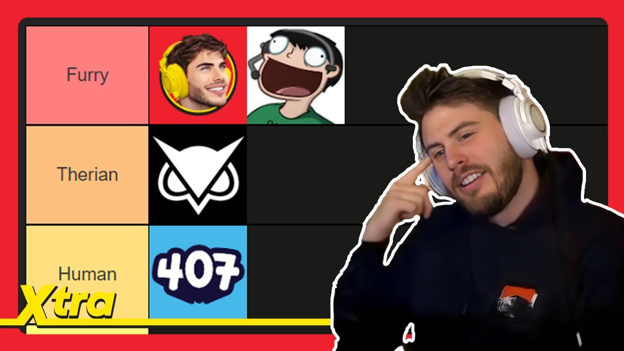 Terroriser REACTS to the Vanoss Crew Furry Tier List! 🔥