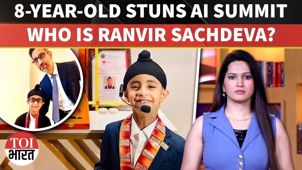 Who Is Ranvir Sachdeva, The 8-Year-Old Wonder Kid Who Stunned Sundar Pichai, Sam Altman At AI Summit