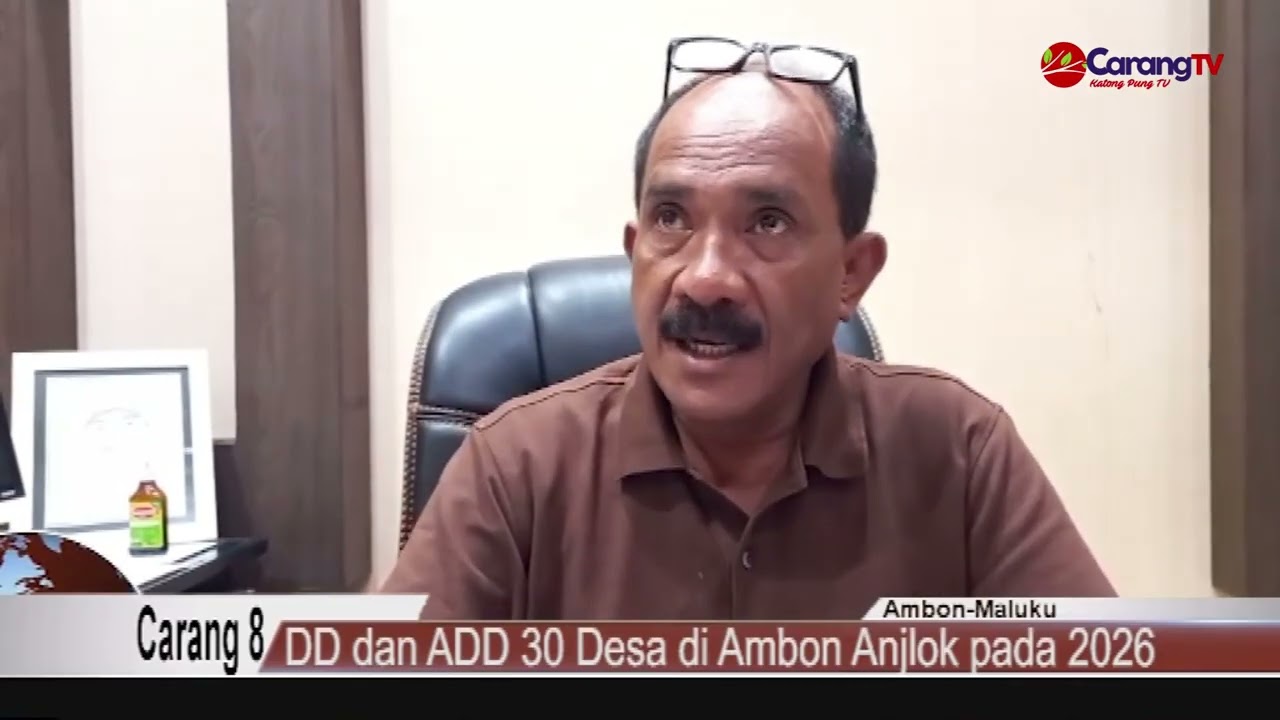 DD dan ADD 30 Desa di Ambon Anjlok Pada 2026