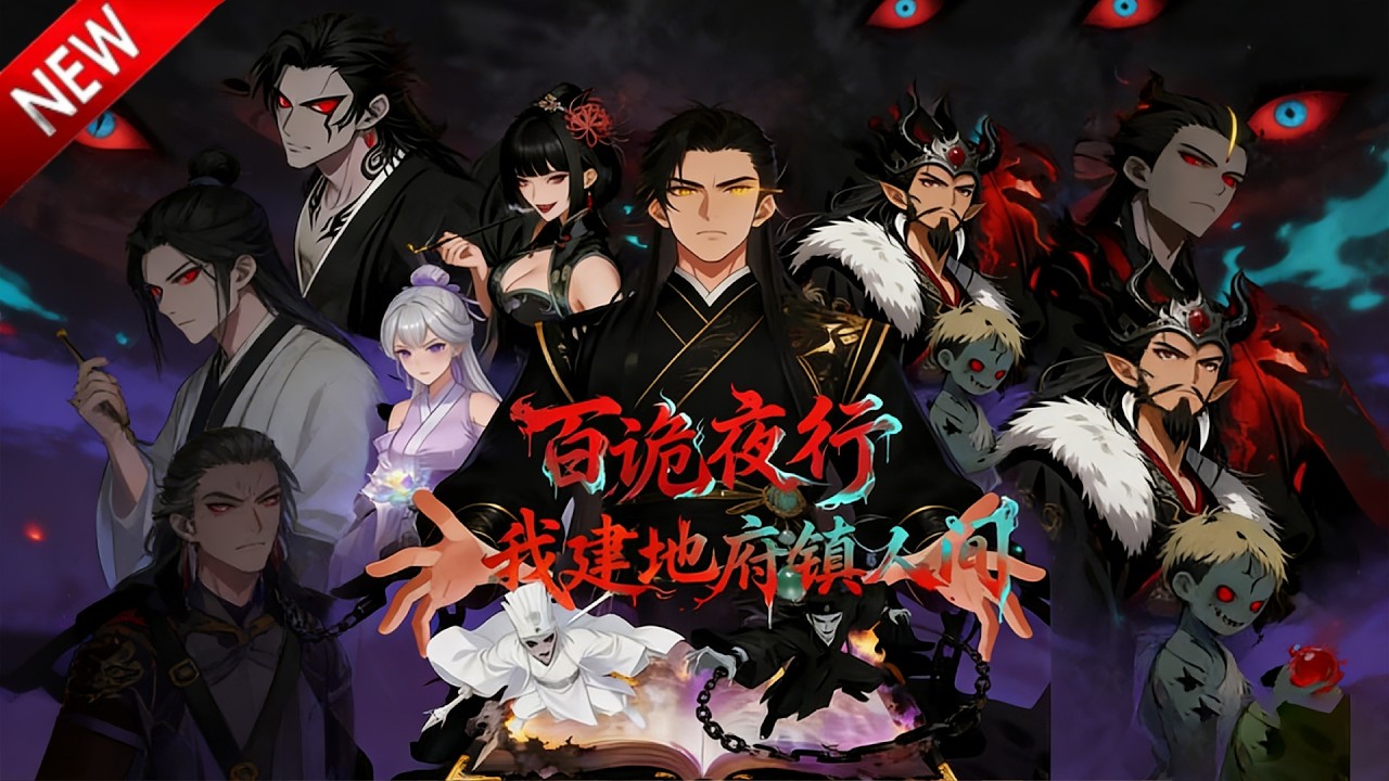 💥【新番上线】陈七夜意外穿越玄幻世界，觉醒地府天子系统，赏善罚恶，正道人间！《百诡夜行，我建地府镇人间》全集 Multi SUB #热血 #漫剧 #动漫魔女