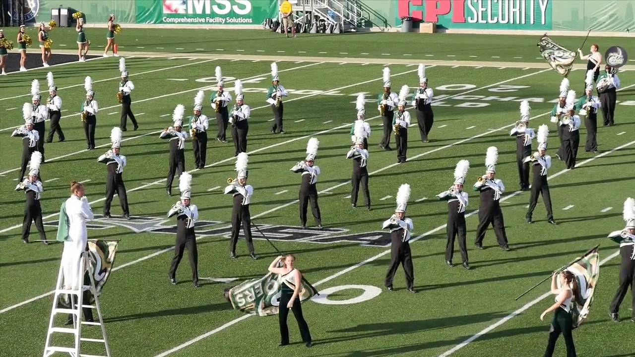 2016 UNCC Pride of Niner Nation Marching Band Pre-Game Show