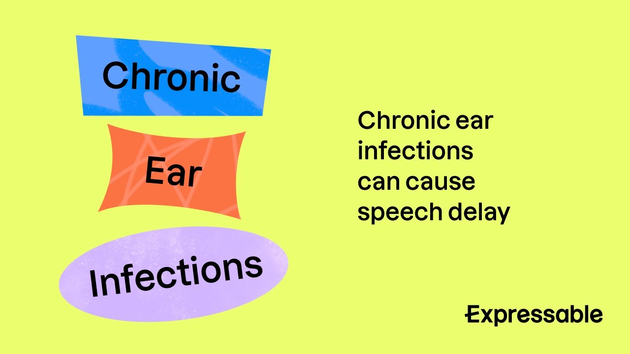 Can ear infections cause a speech delay?