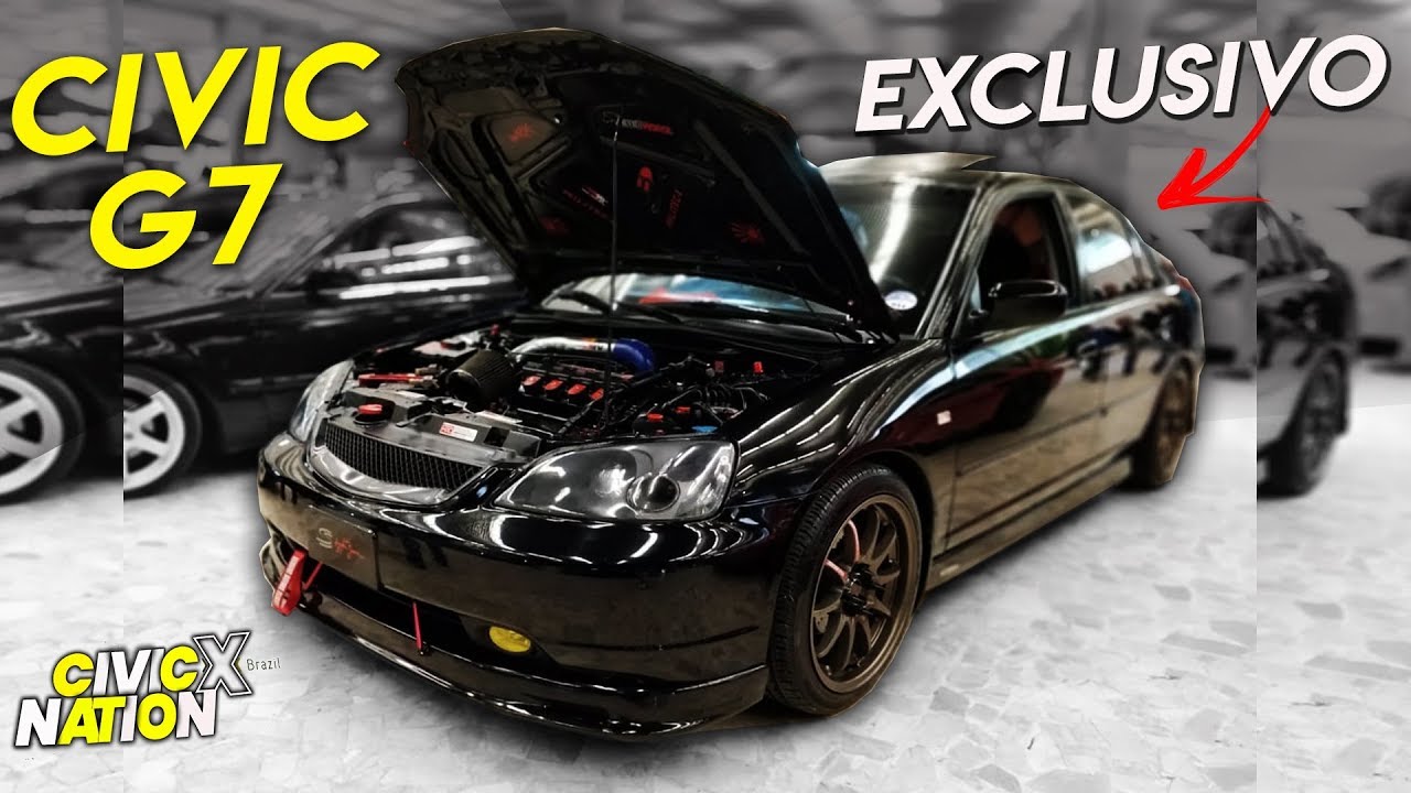 CIVIC G7 COM TETO SOLAR + BONITO DO BRASIL - CIVIC NATION