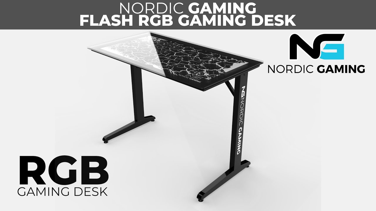 Nordic Gaming Flash RGB Gaming Desk