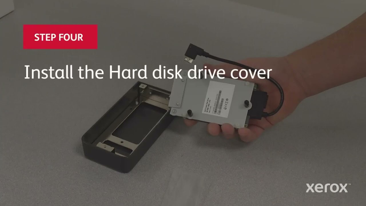 Xerox® VersaLink® C415 Color Multifunction Printer Install the Hard Disk Drive