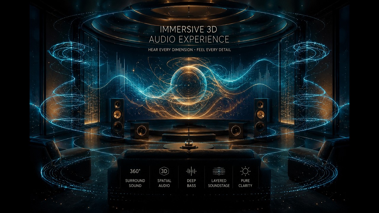 Immersive 3D Audio Experience | Powerful Fusion Of Ultra-Deep Bass | Rich Stereo Imaging
