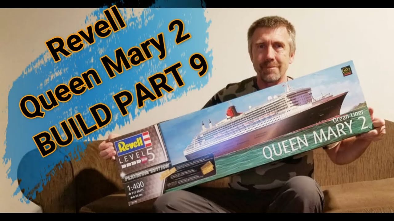 Revell 1/400 Queen Mary 2 Platinum Edition, часть 9