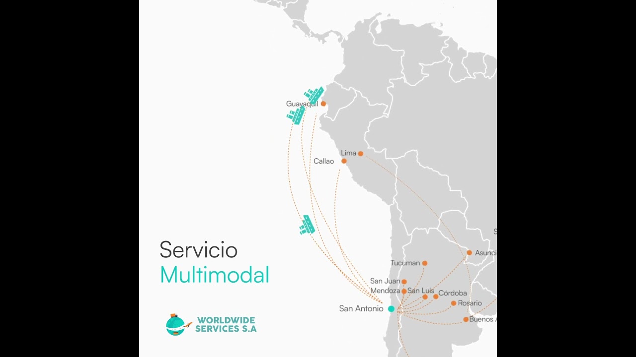 Servicio Multimodal Full Port to Door - Servicio directo exportaci&oacute;n al Pacifico