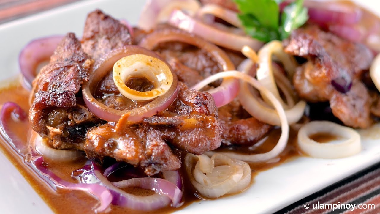 Pork BISTEK Tagalog — Ulam Pinoy #23