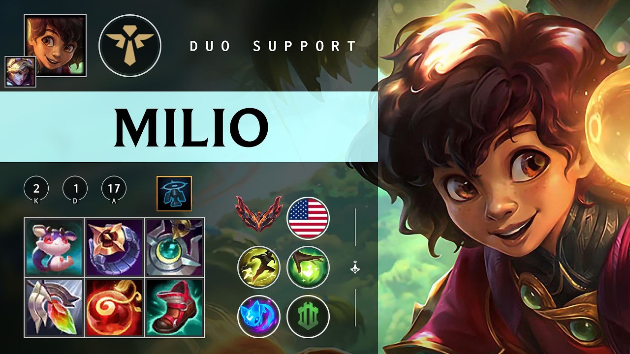 Milio Support vs Yuumi - NA Grandmaster Patch 26.05