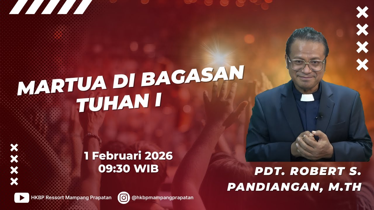 Ibadah Minggu Siang HKBP Mampang | Minggu 01-02-2026 | Bahasa Batak | Pukul 09.30 WIB
