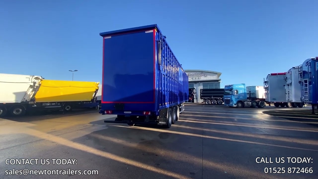 Ejector Trailer or Pushout Waste Trailer