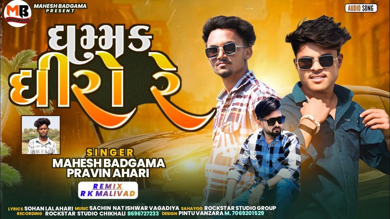ધમ્મક ધીરો રે | Dhammak Dhiro Re | Mahesh Badgama Pravin Ahari New Timli Song Marriage Season 2024
