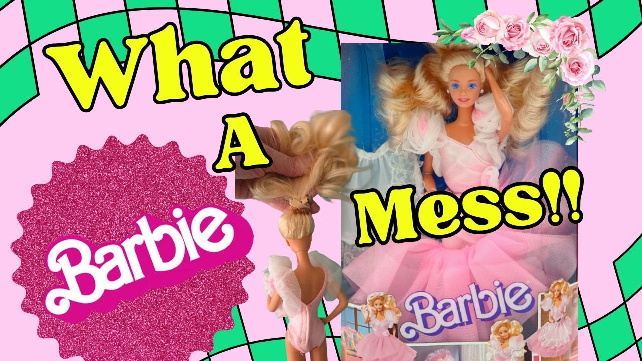 These Barbies were a MESS! | 80s Barbie Makeover!