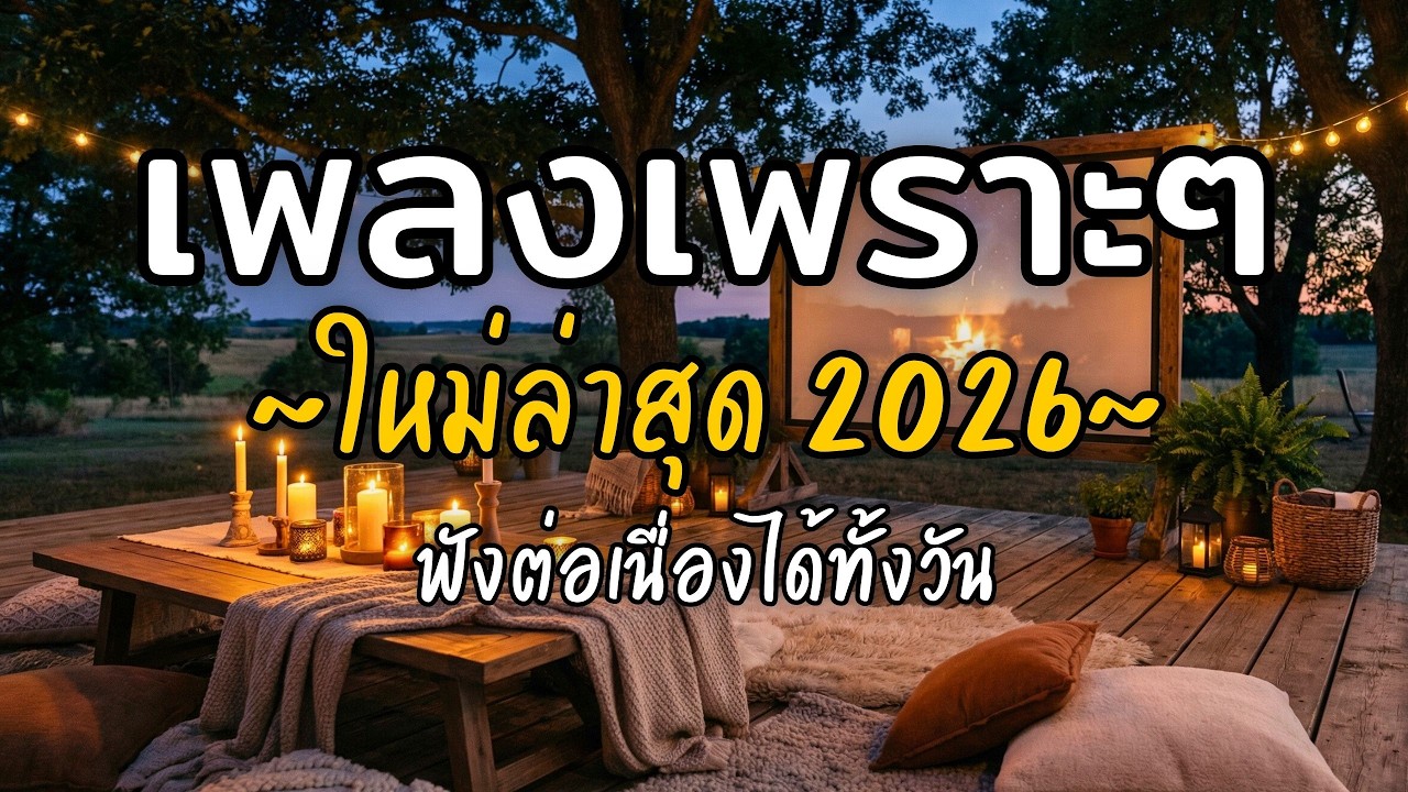 🎧 เพลงเพราะๆ ฟังสบาย Vol.63 | รวมเพลงใหม่ 2026 เพลงรัก เพลงชิล ฟังยาวต่อเนื่อง