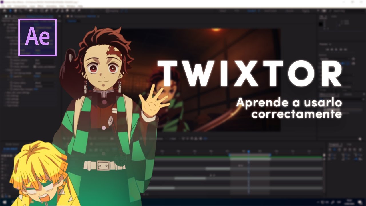 Guía clave para edits con Twixtor | Tutorial After Effects