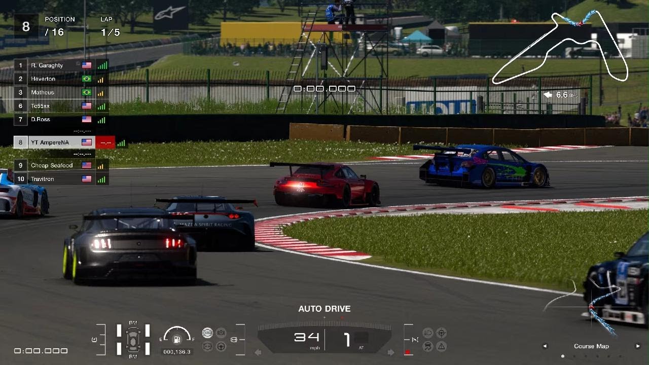 GT7 Daily Race Autodrome Lago Maggiore East Reverse with Gr3 Porsche 911