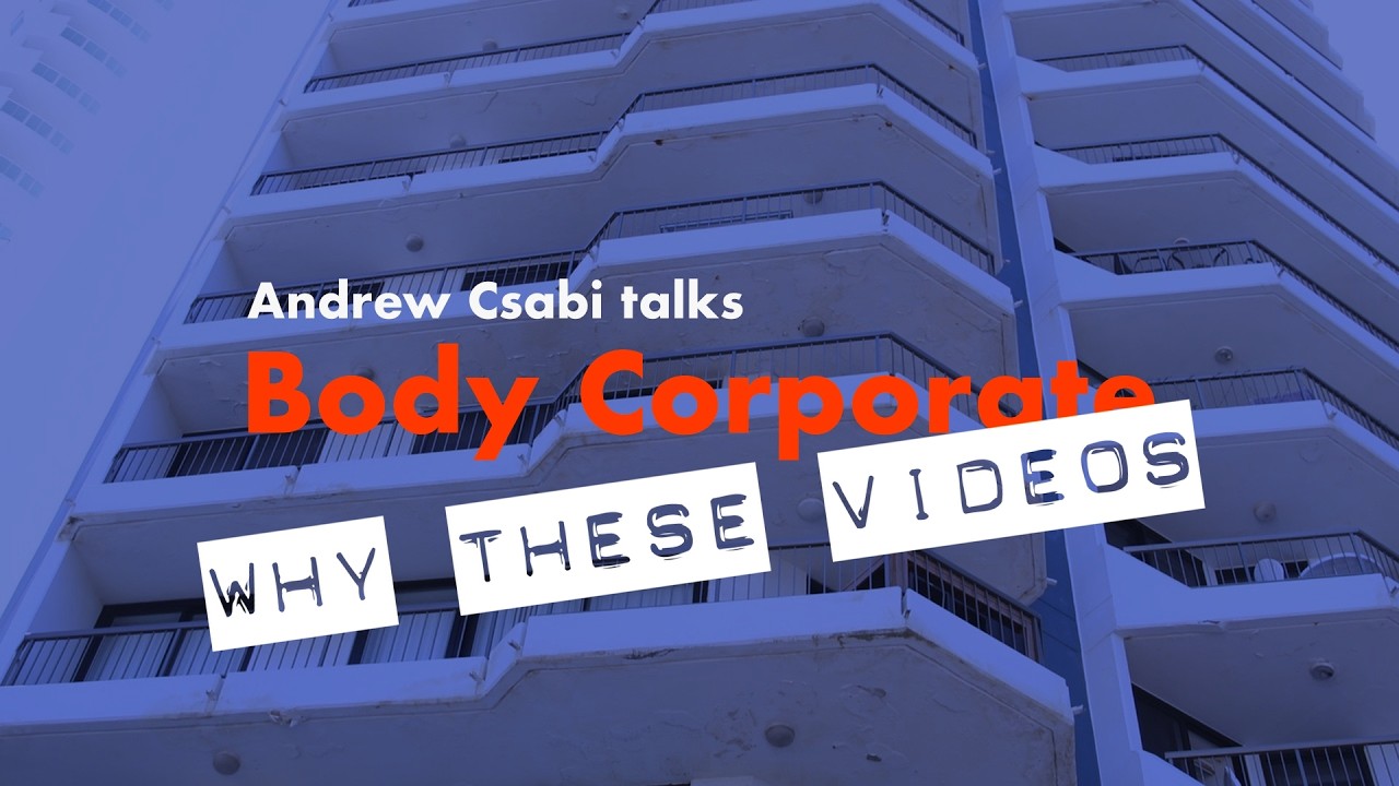 Andrew Csabi talks Body Corporate - 13 Why These Videos