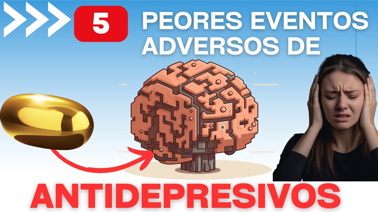 ¿Qué te puede pasar si tomas antidepresivos?