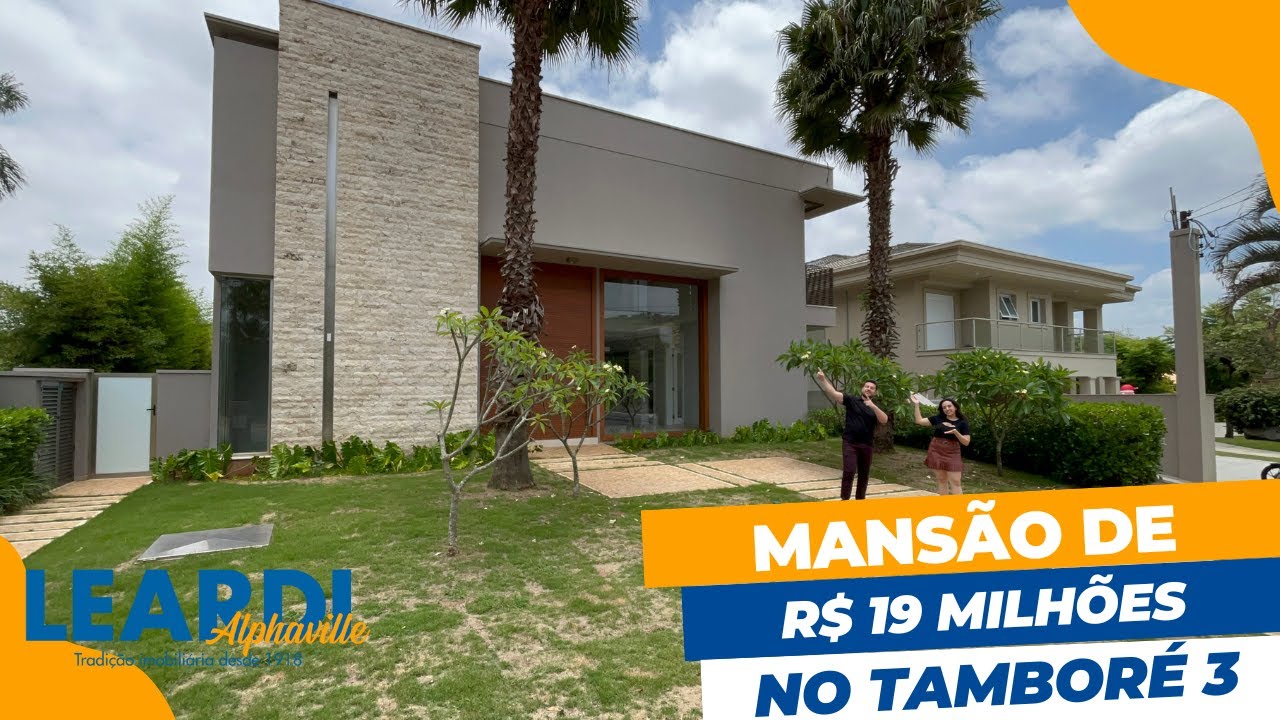 MANSÃO DE 19 MILHÕES NO TAMBORÉ 3 EM ALPHAVILLE