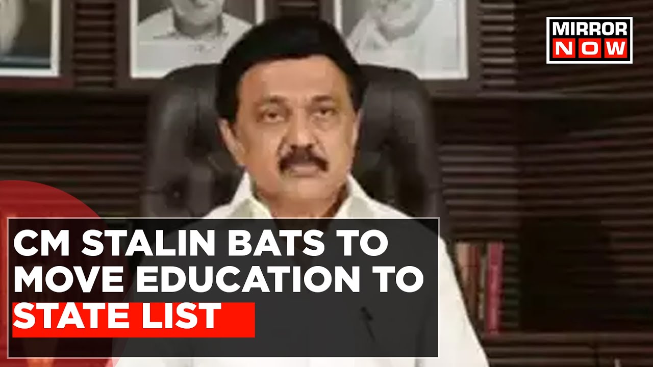 Anti-Neet Bill Row: TN CM Stalin Calls For Moving Education To State List | Latest English News
