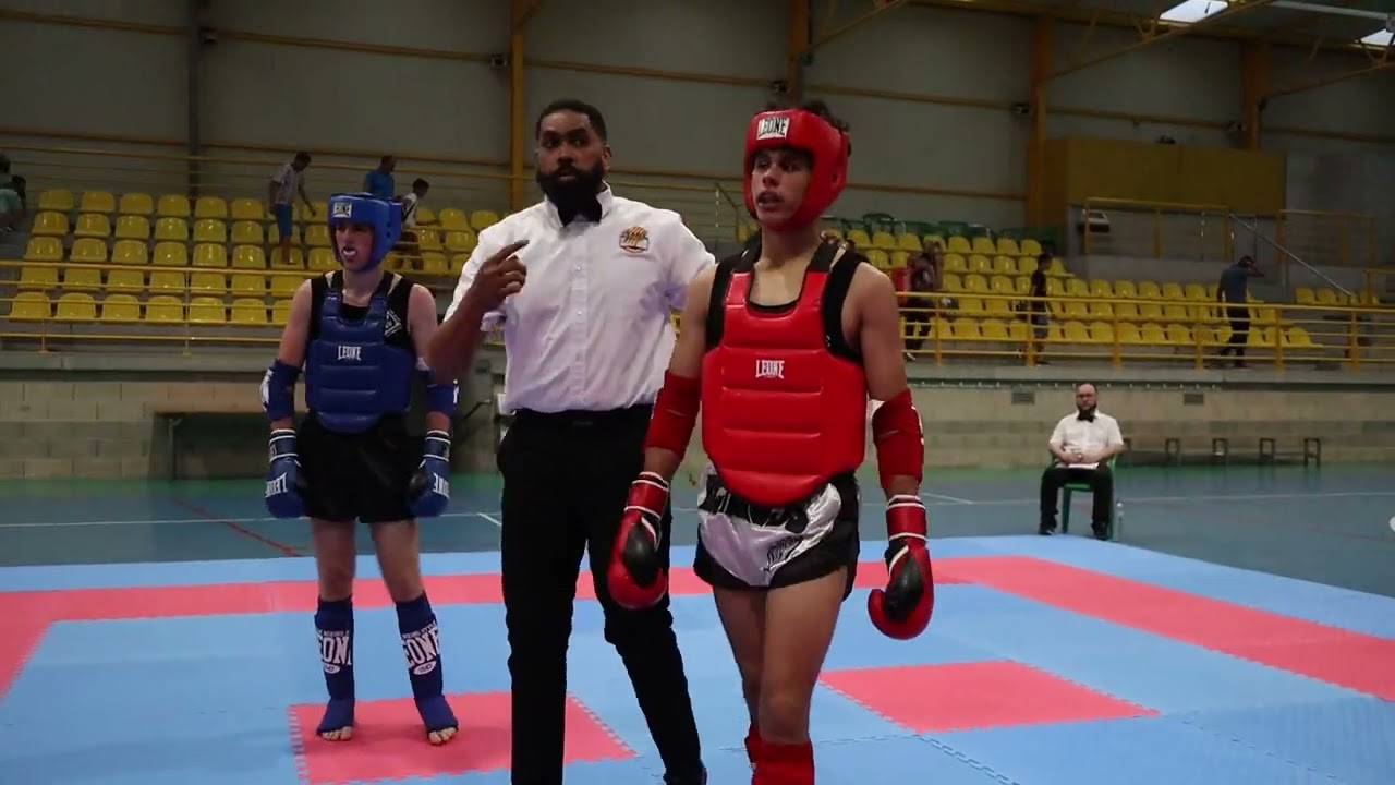 Jefferson Ospina (Nuk Soo) Vs Álex Cusnir (Nuk Soo) final copa balear muay-thai junior -71kg