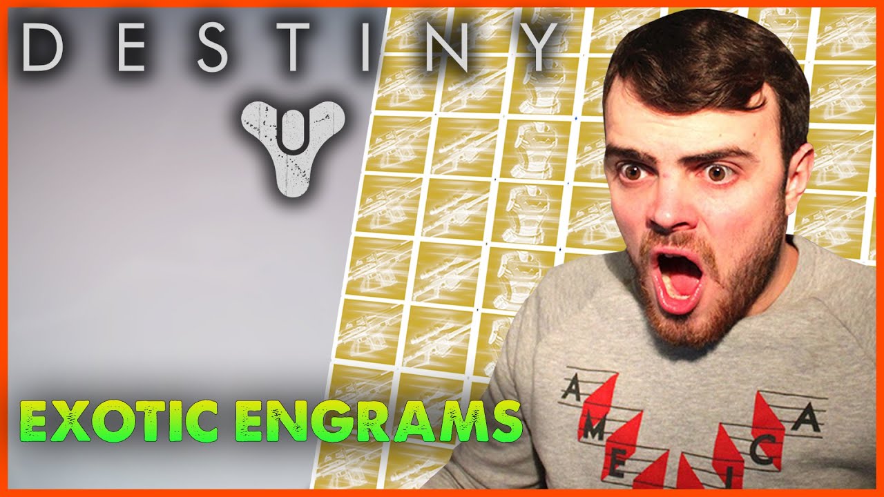 Destiny Rise of Iron CRAZY EXOTICS ENGRAM OPENING! (Rise of Iron Exotic Engram Opening)
