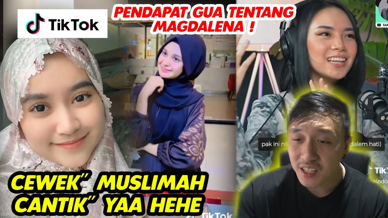 PENDAPAT GW TENTANG MAGDALENA! CEWEK MUSLIMAH EDISI BULAN PUASA! REACTION TIOKTOK MOBILE LEGEND!