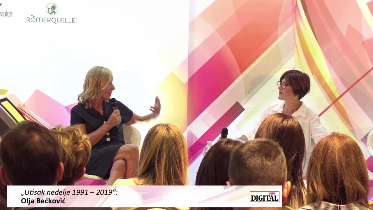 Digital 2019 - &bdquo;Utisak nedelje 1991 &ndash; 2019&Prime;: Olja Bećković