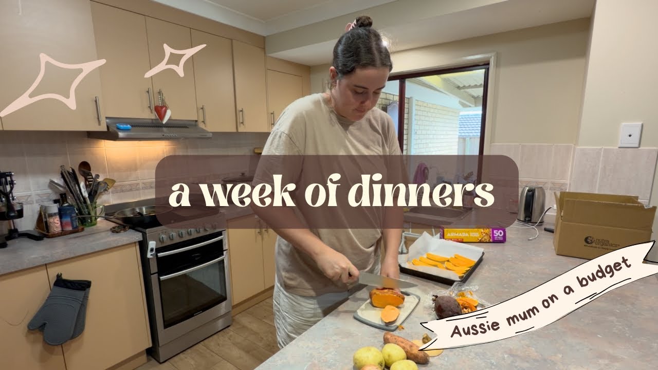 cook a week of dinners with me | Aussie mum in a budget 🏡