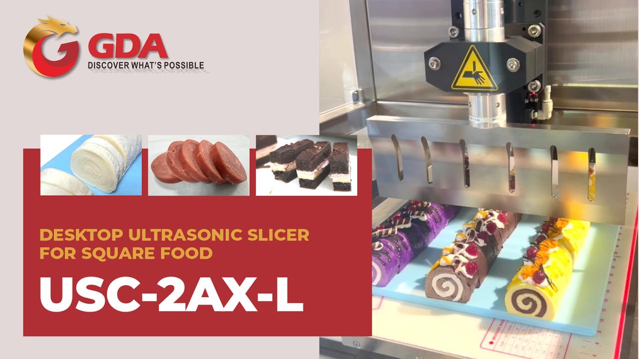 Ultrasonic Slicer for Square Food | Square cut, Loaf slicing | Confectionery cutter | GDA AUTOMATION